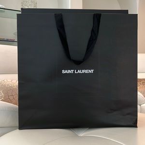 Authentic YSL Paper large bag and box